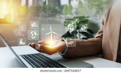 businesswoman analyze investment sustainability esg 260nw 2647166817